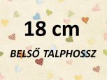 18 cm = kb. EU 29-es méret 18 cm = kb. EU 29-es méret