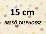 15 cm = kb. EU 24-es méret 15 cm = kb. EU 24-es méret