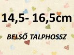 14,5-16,5 cm = kb. EU 24-26-os méret 14,5-16,5 cm = kb. EU 24-26-os méret