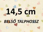 14,5cm = kb. EU 23-24-es méret 14,5cm = kb. EU 23-24-es méret
