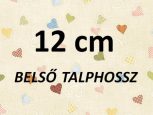 12cm = kb. EU 19-20-as méret 12cm = kb. EU 19-20-as méret